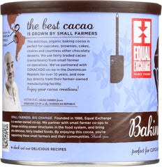 EQUAL EXCHANGE: Organic Baking Cocoa, 8 oz