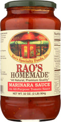 RAO'S HOMEMADE: Marinara Sauce, 32 oz