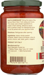 RAOS: Margherita Pizza Sauce, 13 oz