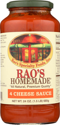 RAO'S HOMEMADE: 4 Cheese Sauce, 24 oz