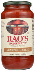 RAO'S HOMEMADE: Roasted Garlic Sauce, 32 oz