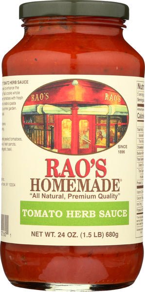 RAO'S HOMEMADE: Tomato Herb Sauce, 24 oz