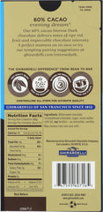 GHIRARDELLI: Chocolate Bar Dark Evening Dream, 3.5 oz