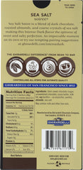 GHIRARDELLI: Chocolate Bar Dark Sea Salt, 3.5 oz