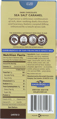 GHIRARDELLI: Chocolate Bar Dark Sea Salt Caramel, 3.5 oz