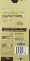 GHIRARDELLI: Chocolate Baking Bar 70% Extra Bittersweet, 4 oz