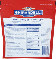 GHIRARDELLI: Candy Making Wafer Dark, 10 oz