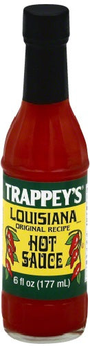 TRAPPEYS: Louisiana Hot Sauce, 6 oz