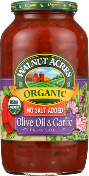 WALNUT ACRES: Organic Garlic Garlic Pasta Sauce, 25.5 oz