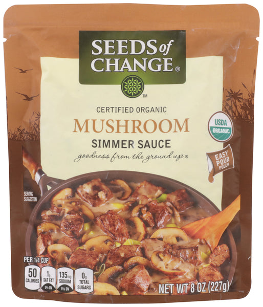 SEEDS OF CHANGE: Organic Mushroom Simmer Sauce, 8 oz