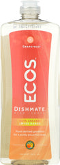 EARTH FRIENDLY: Dishmate Grapefruit Dishwashing Liquid, 25 oz