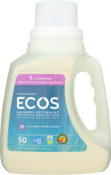 EARTH FRIENDLY: Liquid Laundry Detergent Lavender, 50 oz