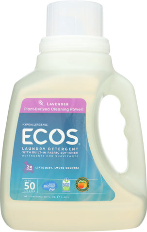 EARTH FRIENDLY: Liquid Laundry Detergent Lavender, 50 oz