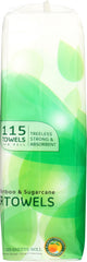 EARTH FRIENDLY: Treeless Paper Towels 115 Towels 2-Ply, 1 rl
