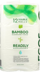 EARTH FRIENDLY: Treeless Bathroom Tissue 300 Sheets Per Roll 2Ply, 12 pk