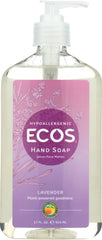 EARTH FRIENDLY: Hand Soap Lavender, 17 oz