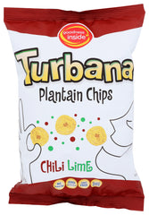 TURBANA: Plantain Chips Chili Lime, 7 Oz