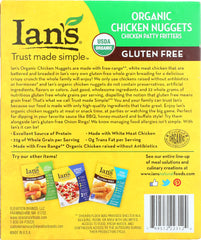 IANS NATURAL FOODS: Whole Grain Gluten Free Organic Chicken Nuggets, 8 oz