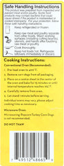 IAN'S NATURAL FOODS: Breaded Popcorn Turkey Corn Dogs, 8 oz