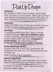 HISTORICAL REMEDIES: Homeopathic Pick Up Drops for Energy, 30 Lozenges
