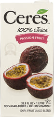 CERES: JUICE PASSION FRUIT (33.800 FO)