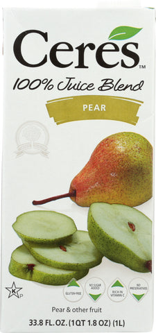 CERES: Pear Juice, 33.8 fo