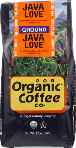 ORGANIC COFFEE CO.: Java Love Ground Coffee, 12 oz