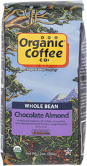 ORGANIC COFFEE CO: Coffee Bean Chocolate Almond Organic, 12 oz