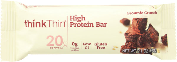 THINKTHIN: Brownie Crunch High Protein Bar, 2.1 oz