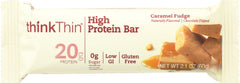 THINKTHIN: High Protein Bar Caramel Fudge, 2.1 oz