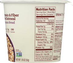 THINK THIN: Oatmeal Banana Bread, 1.76 oz