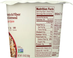 THINK THIN: Oatmeal Apple Spice, 1.76 oz