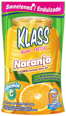 KLASS: Beverage Mix Orange Sweetened, 14.1 oz