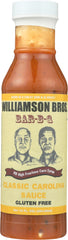 WILLIAMSON BROS: Sauce Bbq Classic Carolina, 12 oz