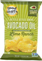 GOOD HEALTH: Kettle Chips Avocado Oil Lime Ranch, 5 oz