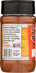 KINDERS: Mild BBQ Rub, 6.5 oz