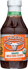 KINDERS: Organic Mild BBQ Sauce, 20.5 oz