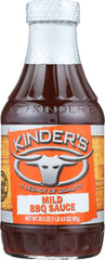 KINDERS: Mild BBQ Sauce, 20.5 oz