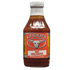 KINDERS: Hot BBQ Sauce, 20.5 oz