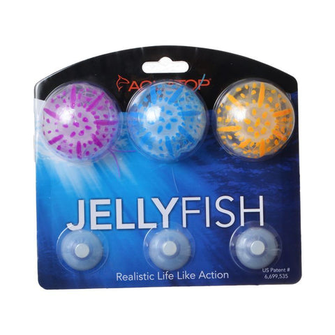 Aquatop Silicone Jellyfish Aquarium Ornament - Assorted Colors