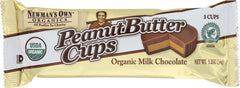 NEWMANS OWN ORGANIC: Chocolate Cup Milk Peanut Butter Organic, 1.2 oz