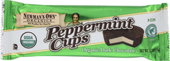 NEWMANS OWN ORGANIC: Chocolate Cup Dark Peppermint Organic, 1.2 oz