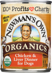 NEWMANS OWN ORGANIC: Dog Can Green Free Liver Chicken, 12.7 oz