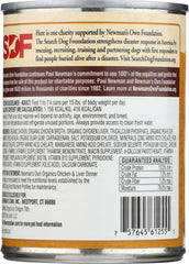 NEWMANS OWN ORGANIC: Dog Can Green Free Liver Chicken, 12.7 oz