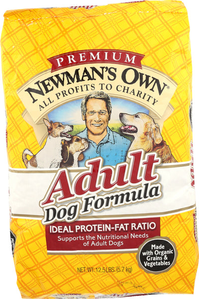 NEWMAN'S OWN: Adult Dog Dry Formula, 12.50 lb