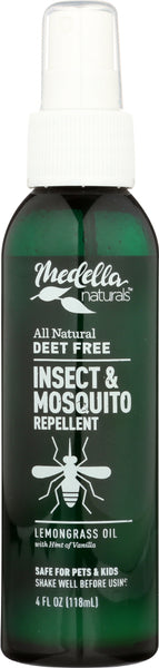 MEDELLA NATURALS: Insect & Mosquito Repellent, 4 oz