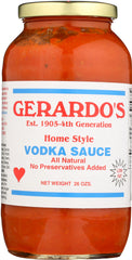 GERARDOS: Sauce Vodka, 26 oz