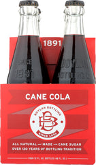 BOYLAN: Soda Sugar Cane Cola 4 Pack, 46.4 fo