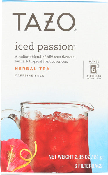 TAZO: Iced Passion Herbal Tea, 6 bg