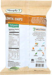 SIMPLY 7: Lentil Chips Jalapeño Naturally Spicy, 4 oz